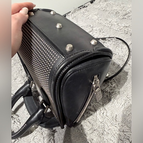 Alexander McQueen Heroine Mini Studded Leather Tote - Picture 15 of 16